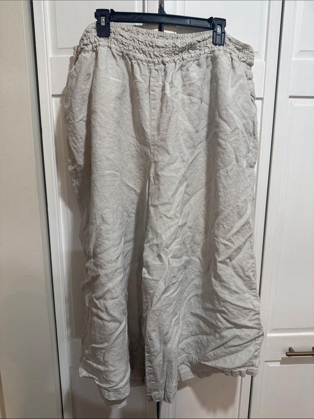 Anthropologie Somerset 100% Linen Pull-On Pants